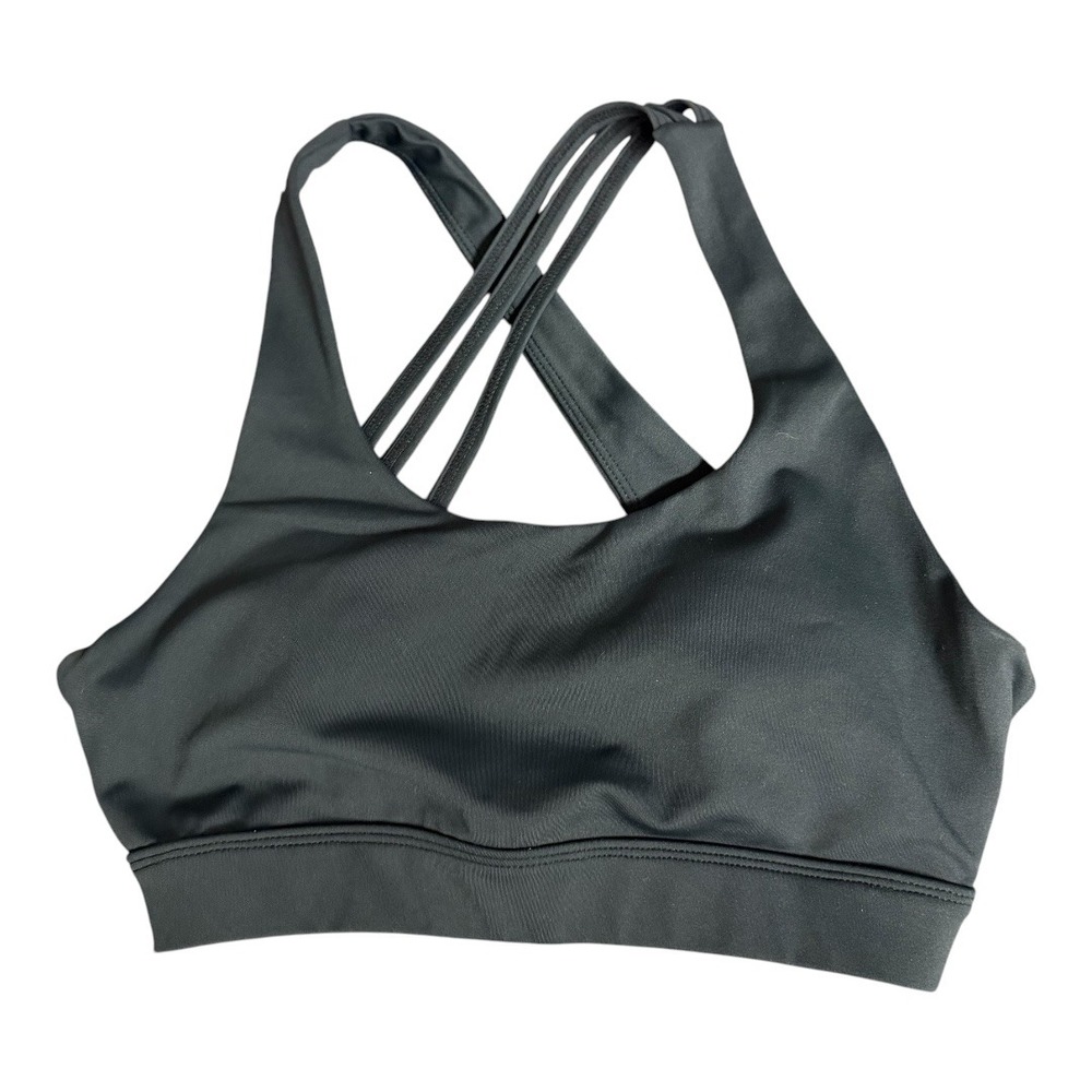 WILO THE LABEL Contour Strappy Sports Bra Black Medium - Picture 2 of 7